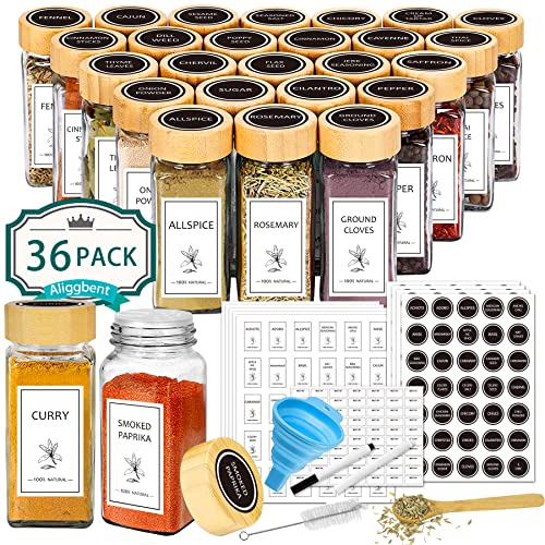 Aliggbent Spice Jars (36 pc)