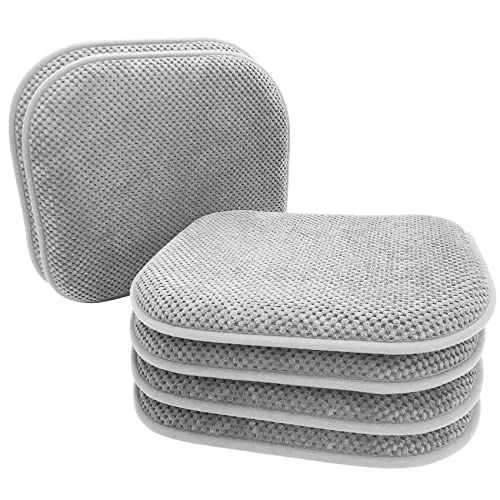 Silver Grey Foam Seat Cushions 6-Pack