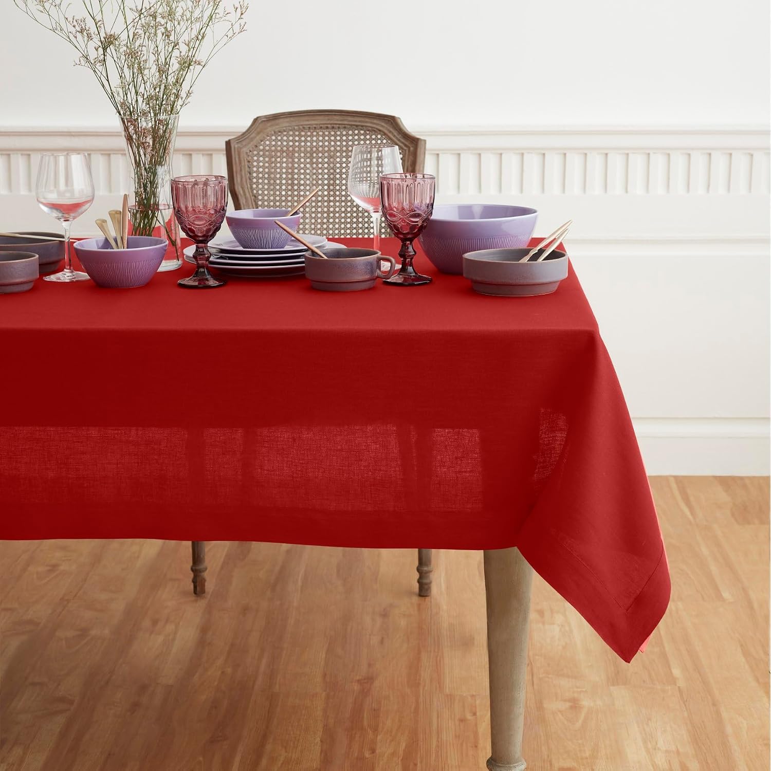 Solino Red Linen 60x120