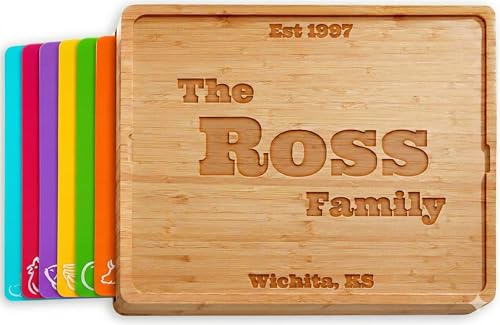 Cooler Kitchen Bamboo Cutting Board Set