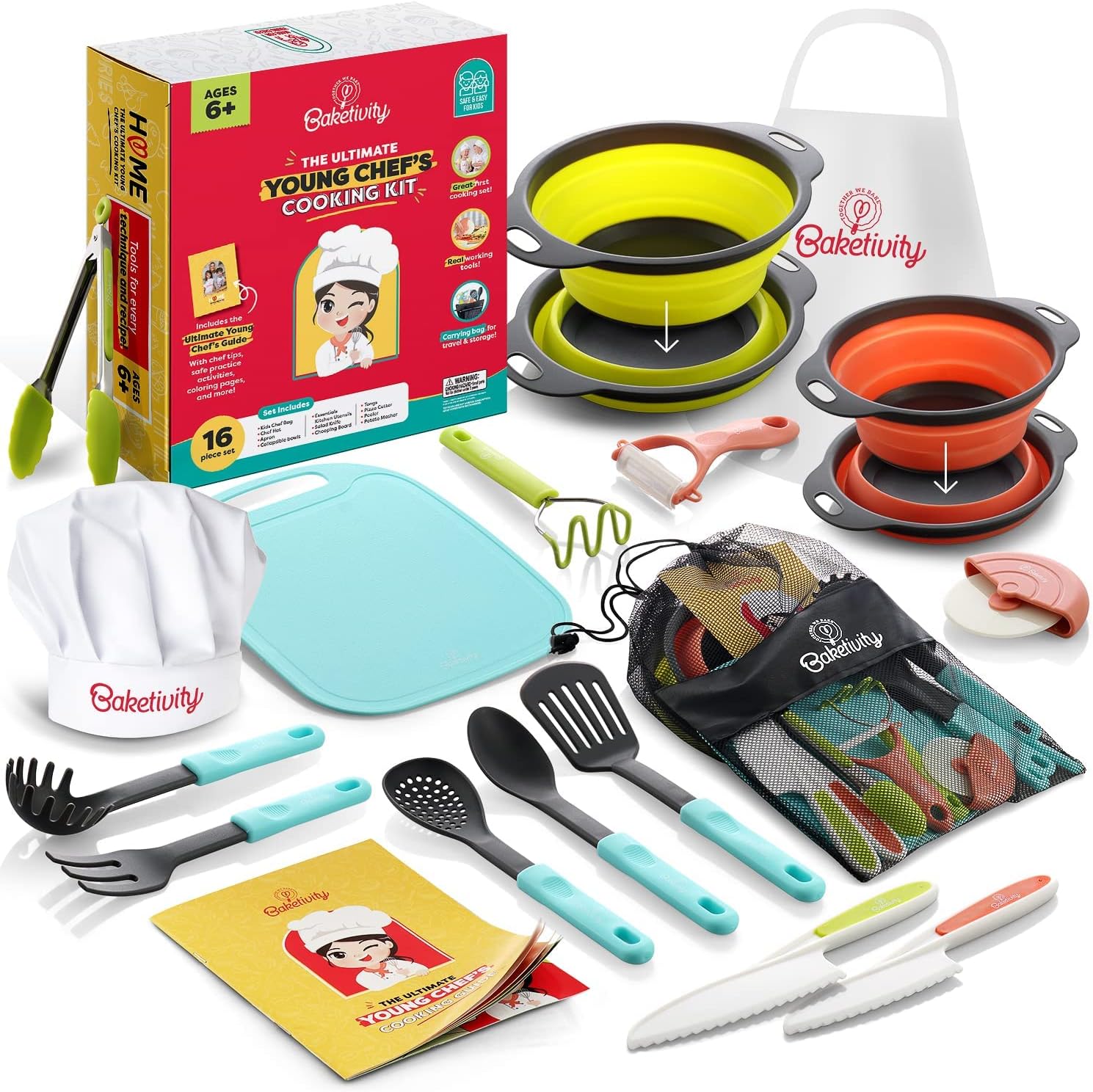 Baketivity Kids Cooking Set
