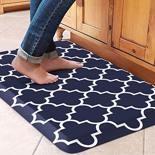 WISELIFE Anti-Fatigue Kitchen Runner (Blue)