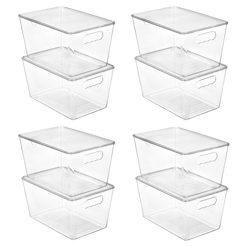 Vtopmart 8 Pack Stackable Bins with Lids