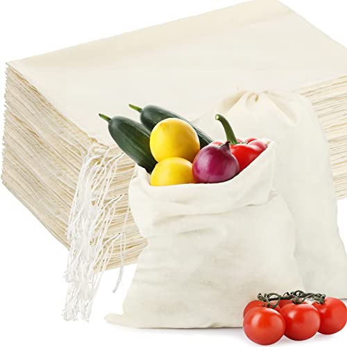 Tatuo 50 Pcs 12 x 15 Cotton Bags