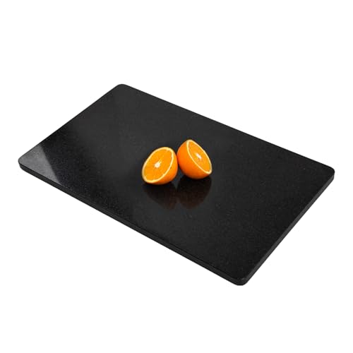 Granite Cutting Board, Marble Slab Pastry Board With Non-Slip Feet For Baking, Cheese, Charcuterie, Chocolate, 12x20 Inch