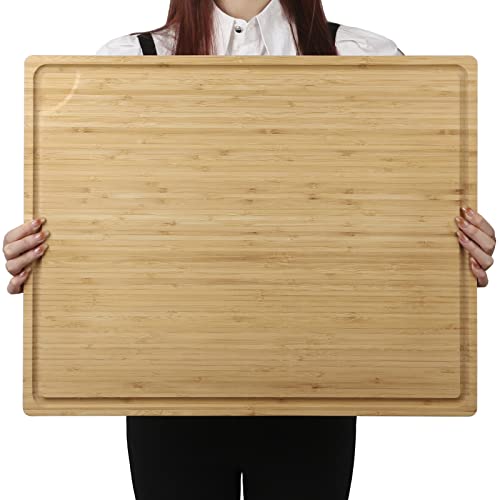 Extra Large 100% Organic Bamboo Cutting Board