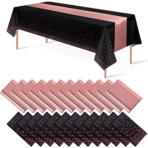 Black & Rose Gold Set