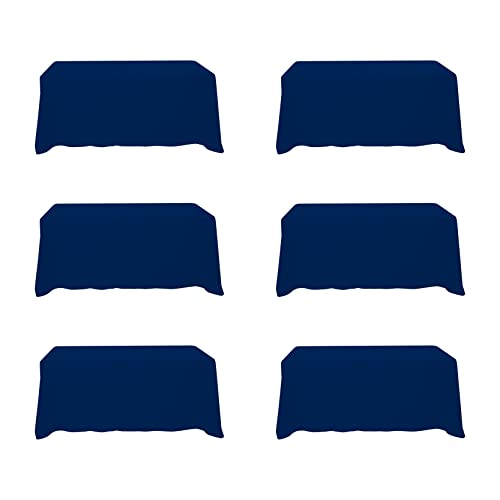 BRILLMAX Navy Blue 90 x 132 in (6ft)