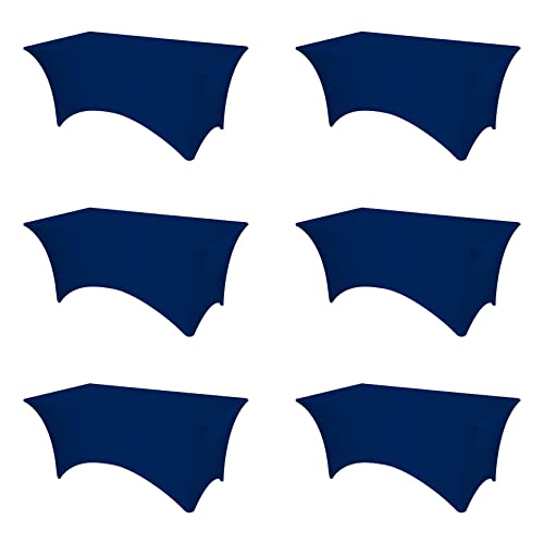 BRILLMAX 6 Pack Navy Blue Fitted Spandex
