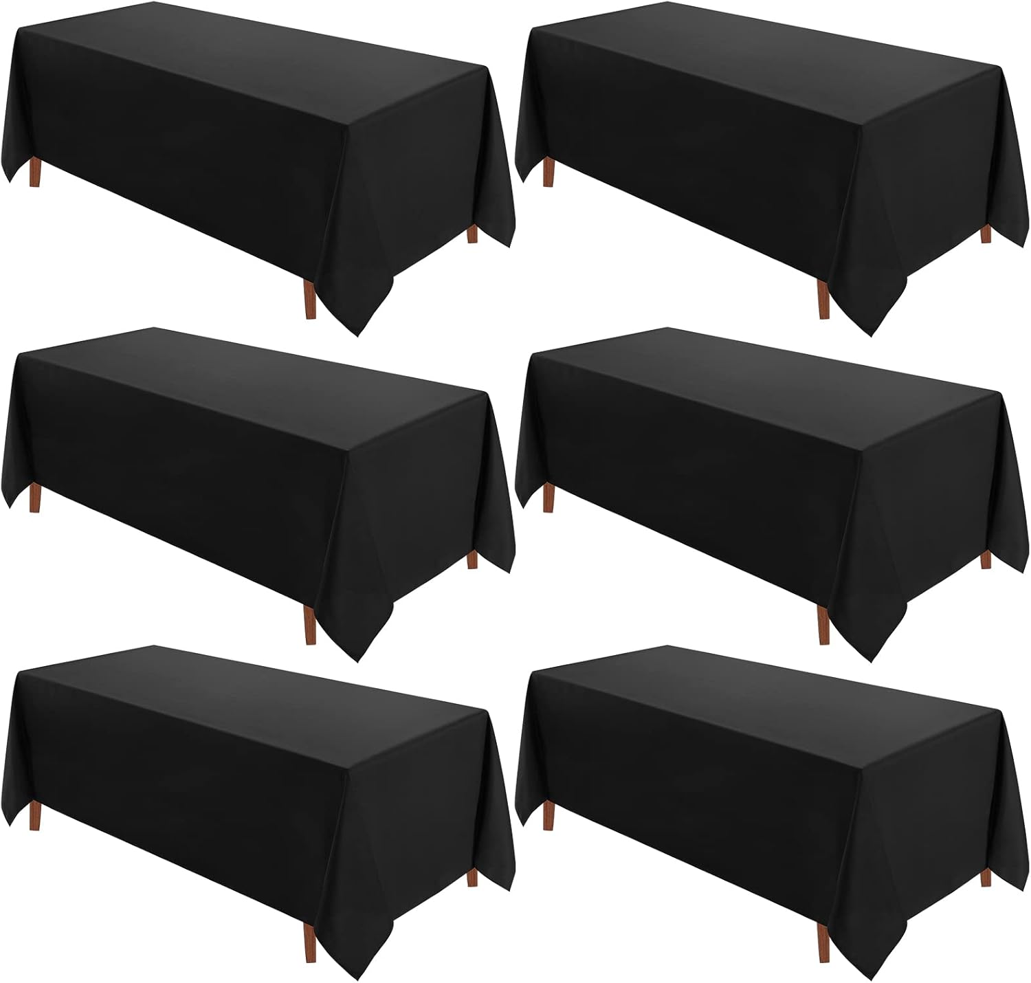 VidaFete 90*132 Black (6 pk)