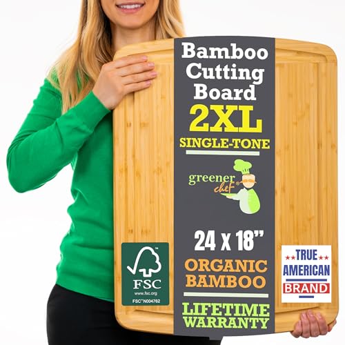 GREENER CHEF 24 Inch Bamboo (Single Tone)