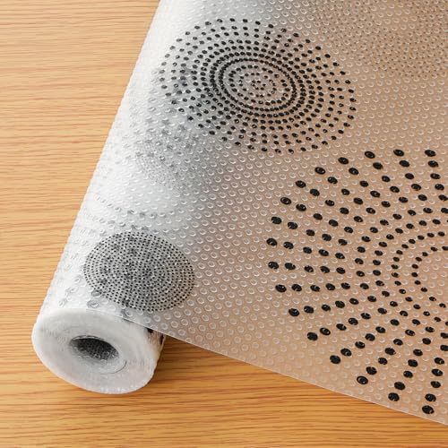 Cooyes Shelf and Drawer Liner for Kitchen Cabinets  Non-Adhesive, Waterproof, Non-Slip Cabinet Liners for Scratch Protection, Desk, Refrigerator, Shelves, Drawers with Modern Pattern