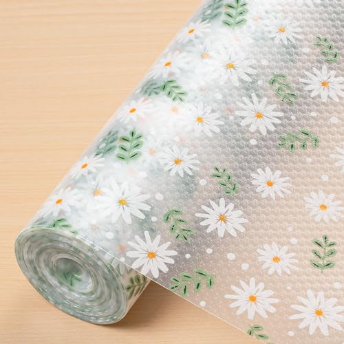 Cooyes Shelf Liner  Premium Non-Adhesive Cabinet & Drawer Liner for Kitchen  Waterproof Shelf Paper with Modern Pattern  Durable EVA Cabinet Mat  Easy to Cut