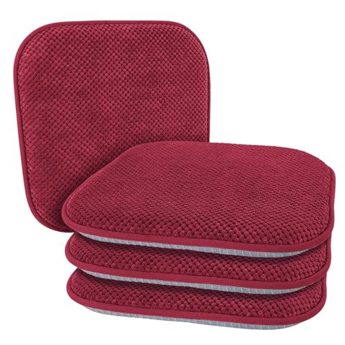 PAGGED Wine Red 17"x15" Set of 4