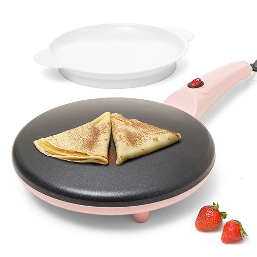 Moss & Stone Pink Electric Crepe Maker 8 Inch