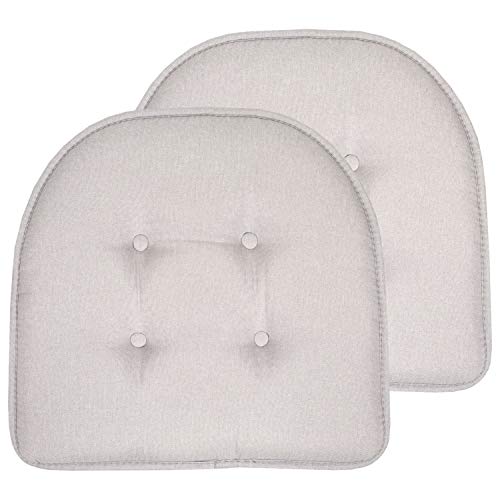 Sweet Home Collection Memory Foam Tufted Chair Pads