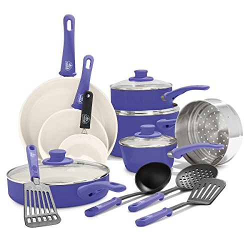 GreenLife 16-Piece Nonstick (Periwinkle)