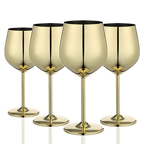 WOTOR Gold Stainless Steel 18oz (Set of 4)