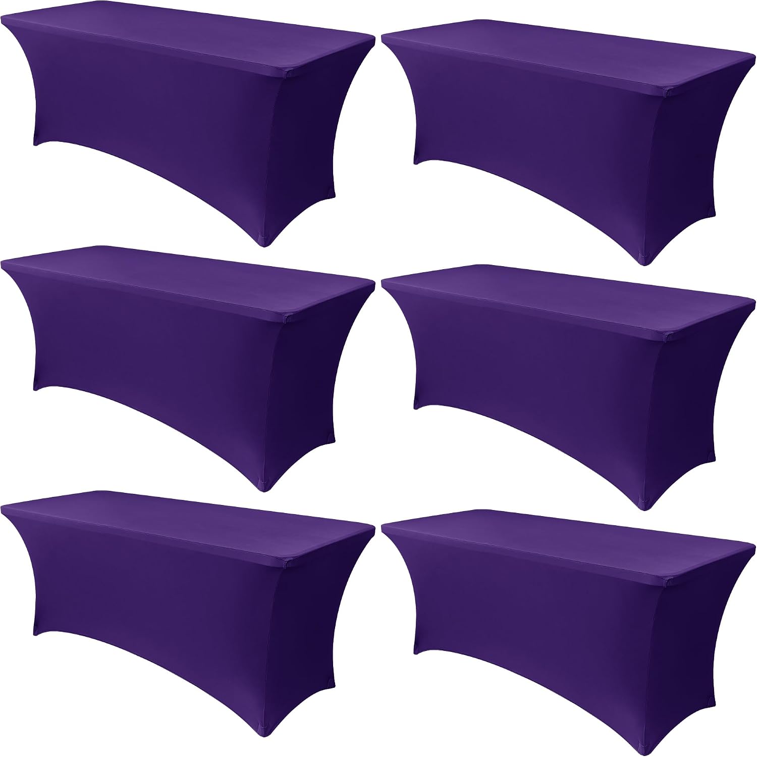 Obstal 6 Pack Stretch Spandex Table Covers