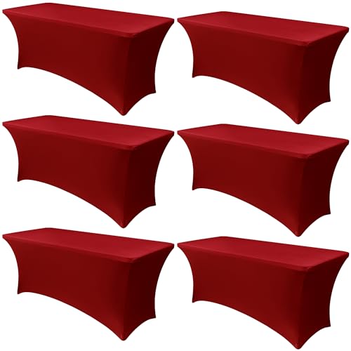 Obstal Stretch Spandex Table Covers (Red)