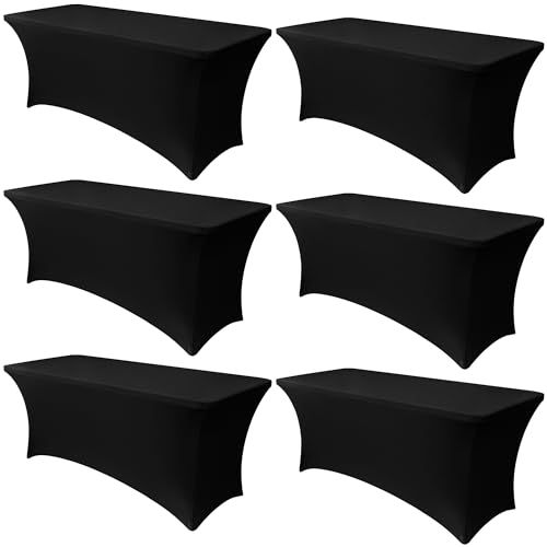 Obstal 6 Pack Stretch Spandex (Black)