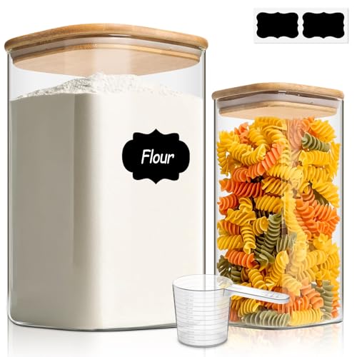 ComSaf Glass Pantry Storage Containers