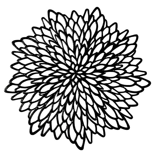 Snowking Black Vinyl Placemats (Pack of 18)