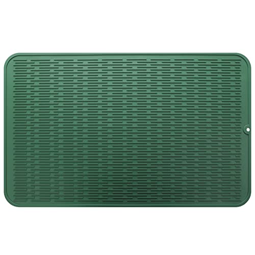 MicoYang Silicone Dish Drying Mat (Green XXXL)