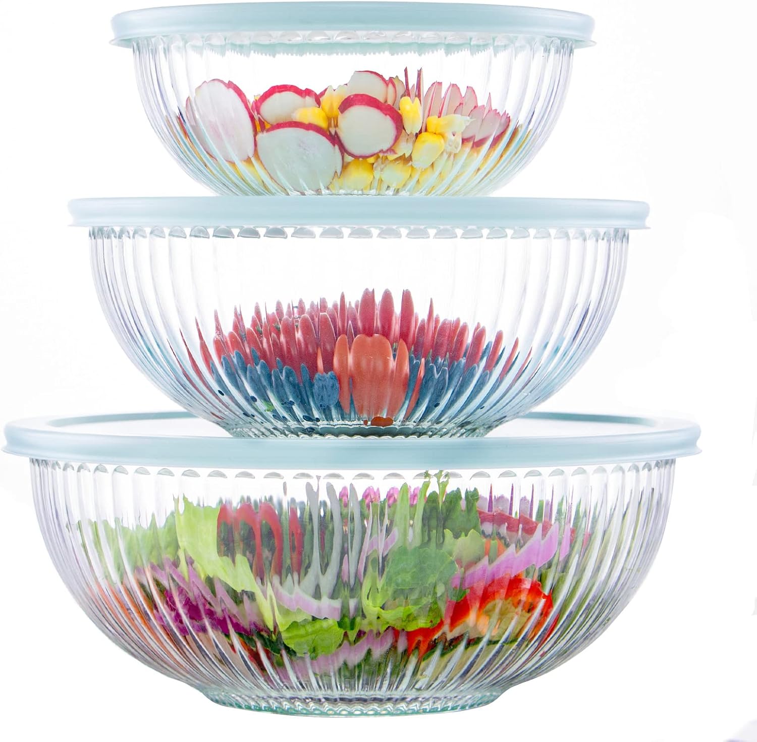 Luvan Glass Mixing Bowls (3pc)