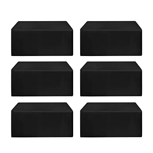 HolidayIdeas Fitted Table Clothes, 6 Pack - 48 x 24 Inch