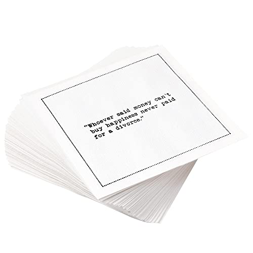 FIVE STAR NAPKINS Divorce Quotes