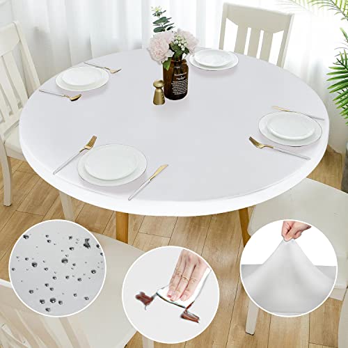 Rinpon PU Fitted Round (White)