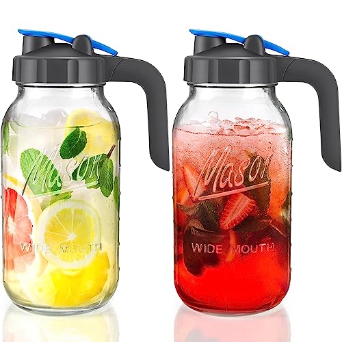 2 Pack 64 oz Sun Tea Pitcher