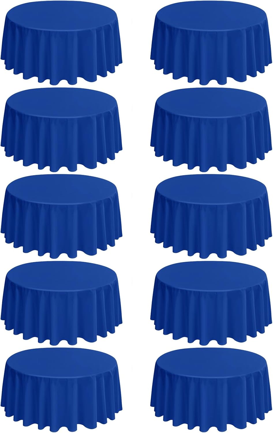 REWOMC 10 Pack Round 90" Royal Blue