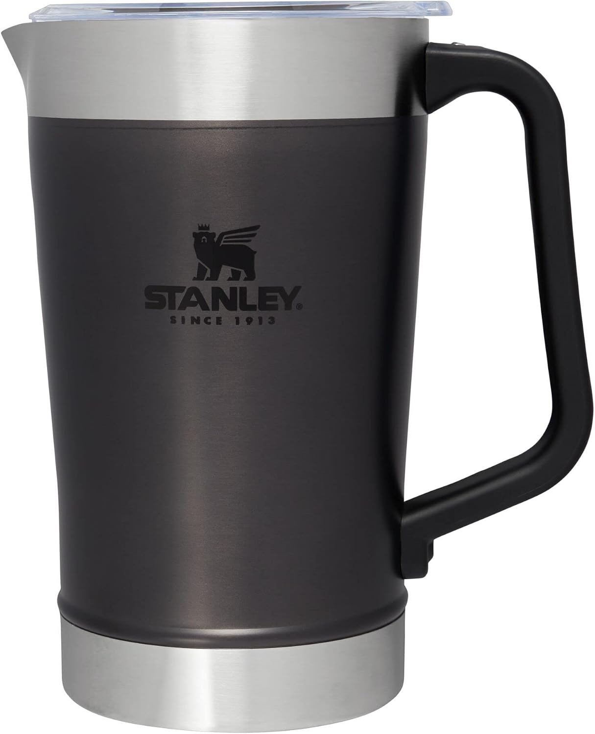 Stanley Stay-Chill Pitcher 64 oz | Cold Water, Beer, and Drink Pitcher with Lid | Large Capacity Durable Beverage Container with Handle | Insulated Stainless Steel | BPA-Free