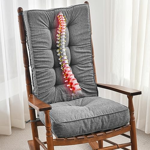 SUNROX Memory Foam Jumbo Rocking Chair Cushions