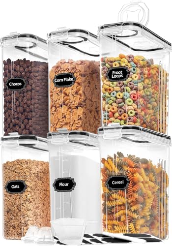 Skroam 4L Cereal Containers (Set of 6)