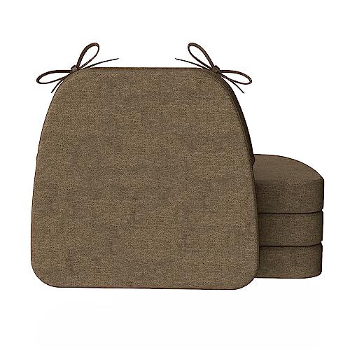 AAAAAcessories D-Shaped Chair Cushions (Taupe)