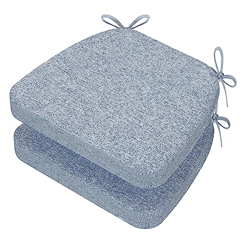 AAAAAcessories D-Shaped Chair Cushions (Light Blue)