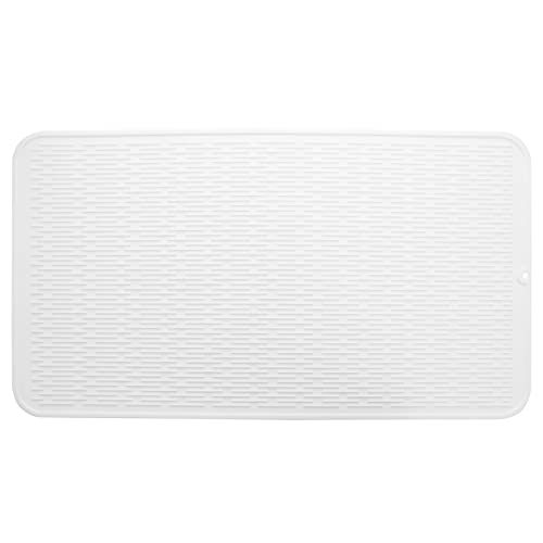 MicoYang Silicone Dish Drying Mat 32 x 18 (White)