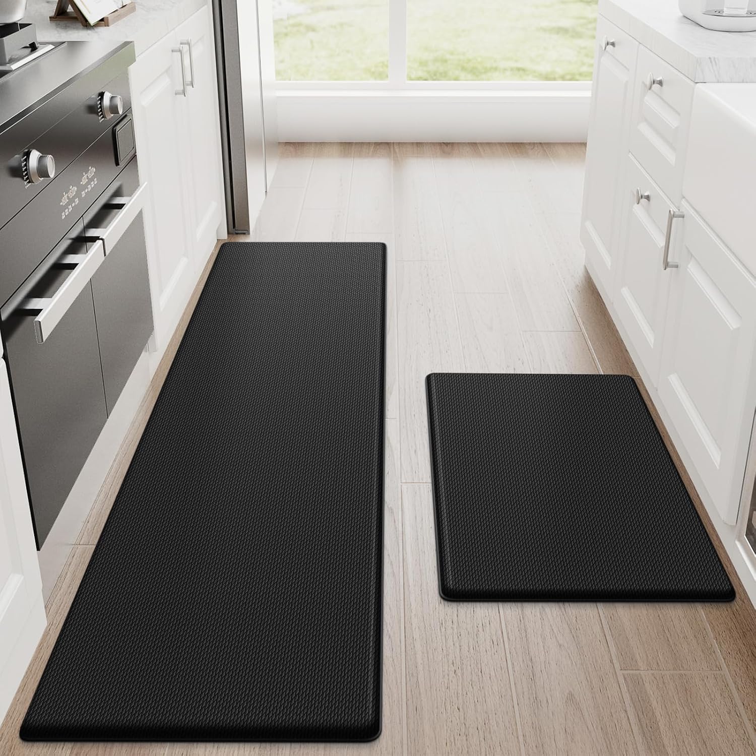 StepRite Kitchen Mats (Black, Budget)