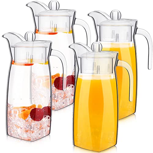4 Pack Acrylic Water Pitcher (44 oz)