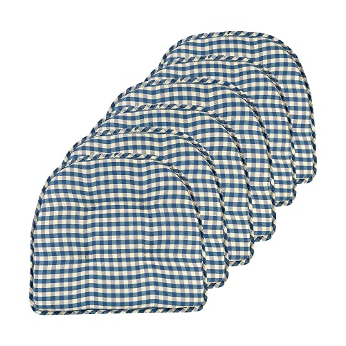 Klear Vu Omega Non-Slip 6 Pack (Gingham Blue)