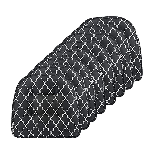 Klear Vu Omega Non-Slip 8 Pack (Geo Black)