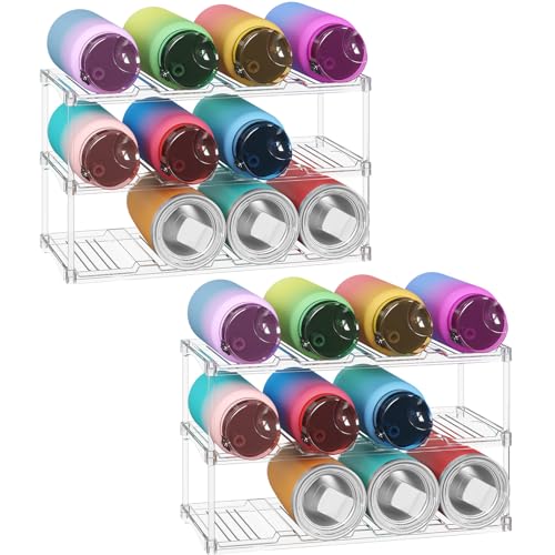 Lifewit Stackable Water Bottle Organizer (24-Bottle Option)