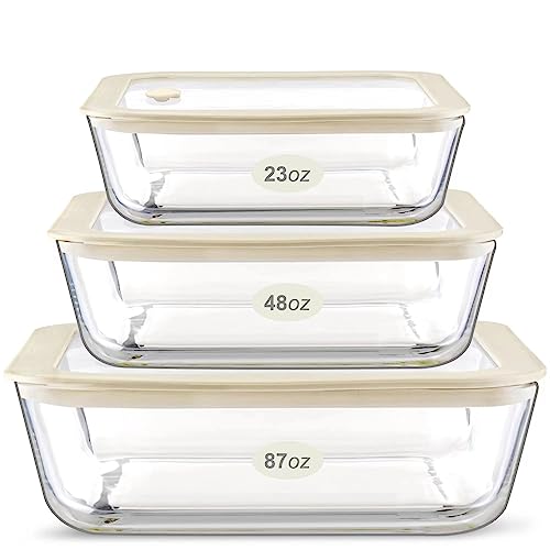 Urban Green Glass Food Container Set (Premium)