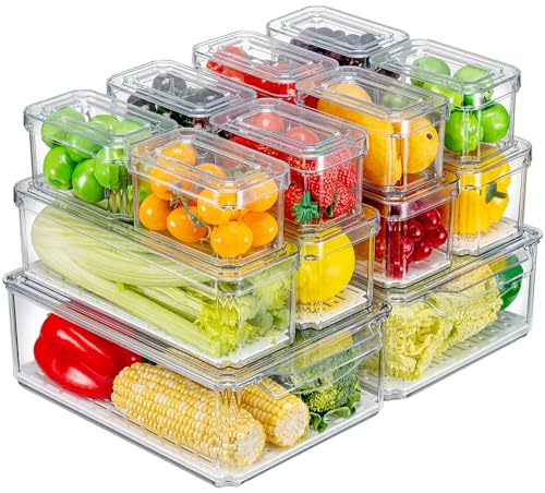 KUMD 14 Pack Fridge Organizer