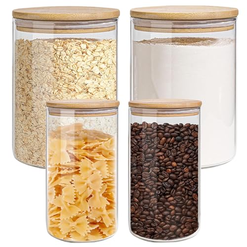 EQEY Glass Jars Set