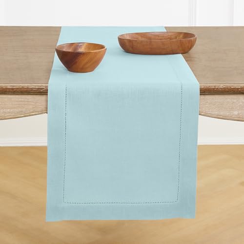 Solino Pure Linen Aqua 90"