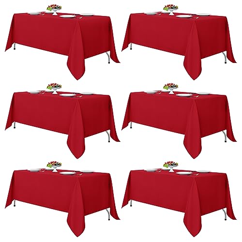 Fitable Red Rectangle Tablecloths